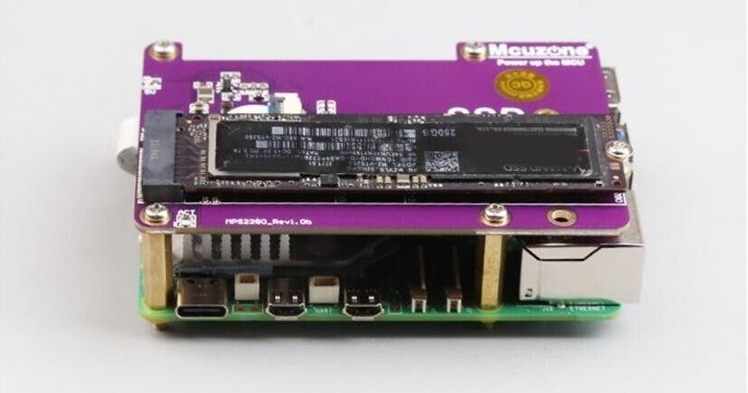 Unleash Lightning-Fast Storage: Installing the MPS2280 PCIE M.2 NVME 2280 Gen3 SSD HAT for Raspberry Pi 5