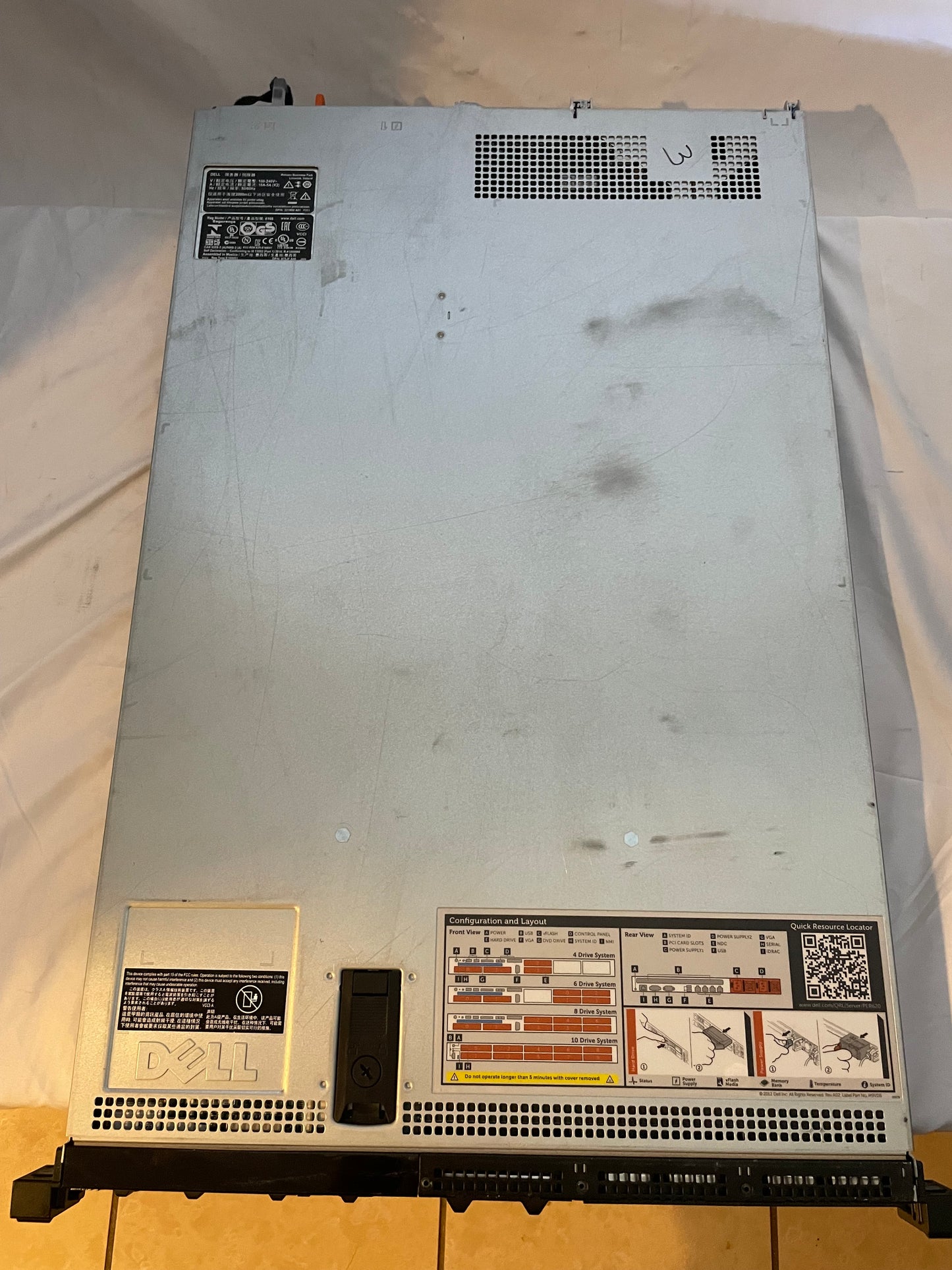 Dell PowerEdge R620 2x Intel Xeon E5 2.90GHz 8GB RAM ECC