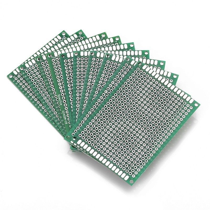 10pcs Double Side Prototype PCB Tinned Universal Bread board DIY 5x7cm