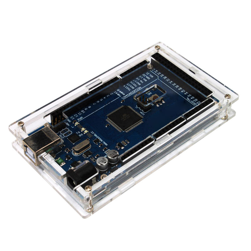 Transparent Acrylic Case Shell Enclosure Gloss Box For Arduino MEGA 2560 R3