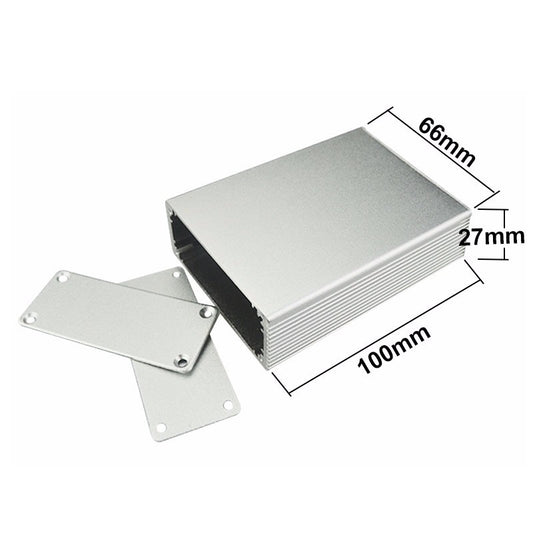 Aluminum Project Box Enclosure Case Electronic DIY 100x66x27mm Silver US Stock