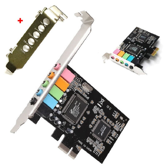 PCI-E Express 5.1ch CMI8738 Audio Sound Card w/Low Profile Bracket US Stock