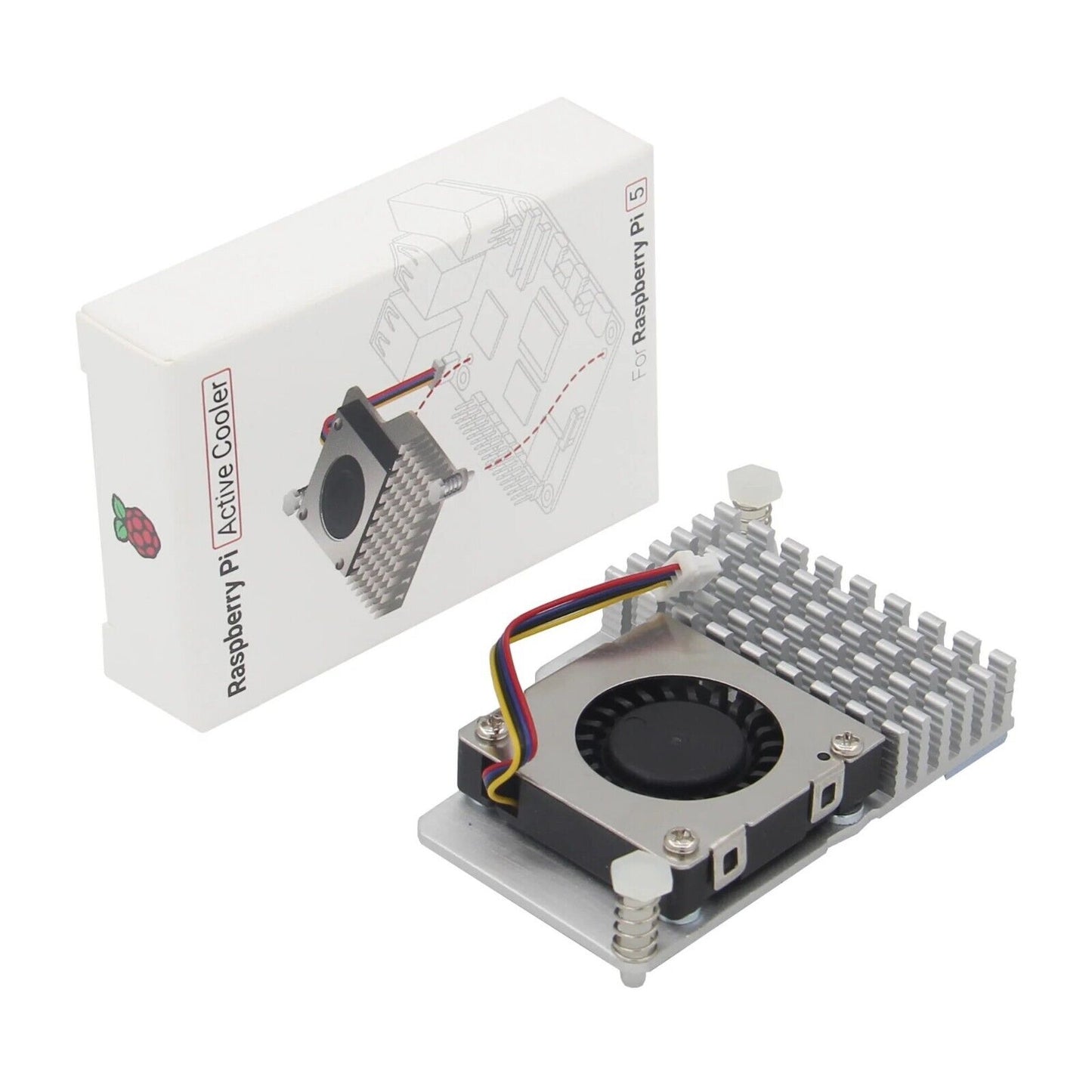 Official Raspberry Pi Active Cooler for Raspberry Pi 5, Temperature-controlled