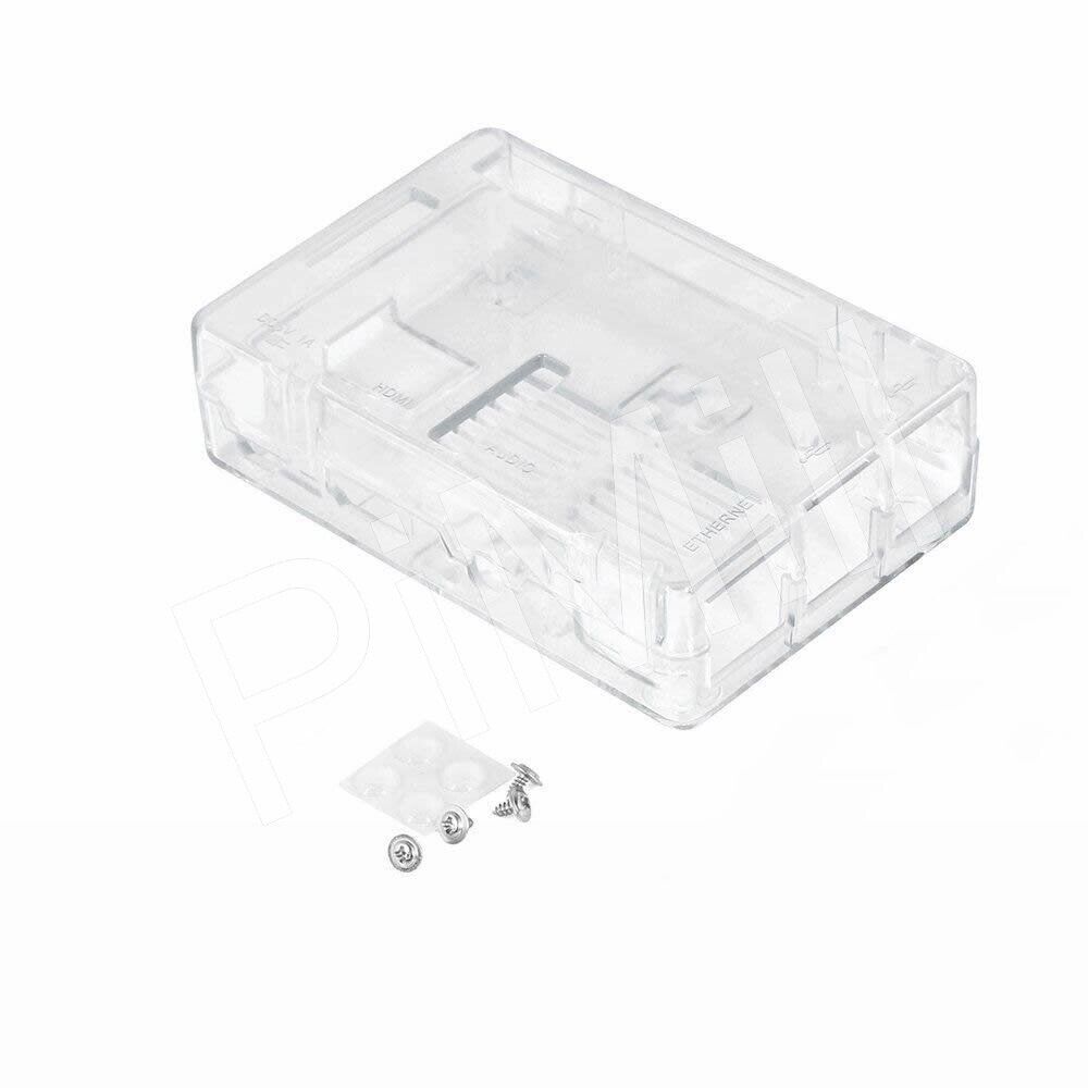 Transparent ABS Case Enclosure Box Heat Sink Kit for Raspberry Pi 3 US Stock