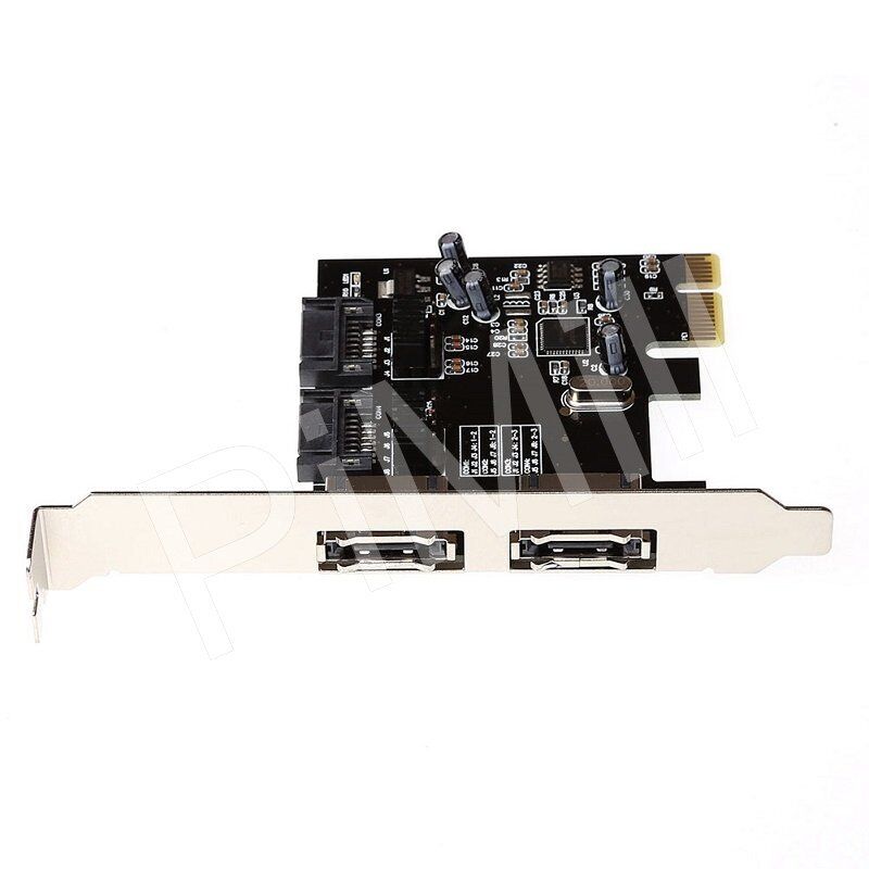 PCI-E Express SATA3 6Gb/s eSATA SATA III Card w/Low Profile Bracket US Stock