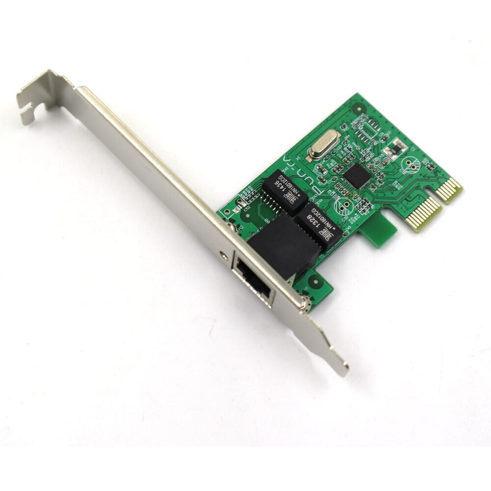 PCI-E 10/100/1000M Gigabit LAN Network Card w/ Low Profile Bracket US Stock