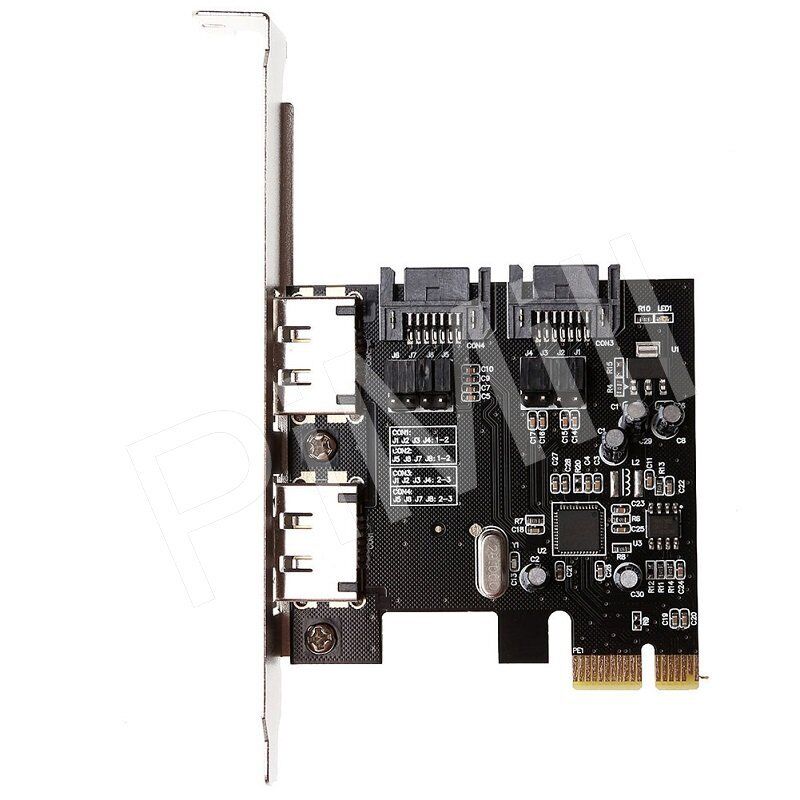 PCI-E Express SATA3 6Gb/s eSATA SATA III Card w/Low Profile Bracket US Stock