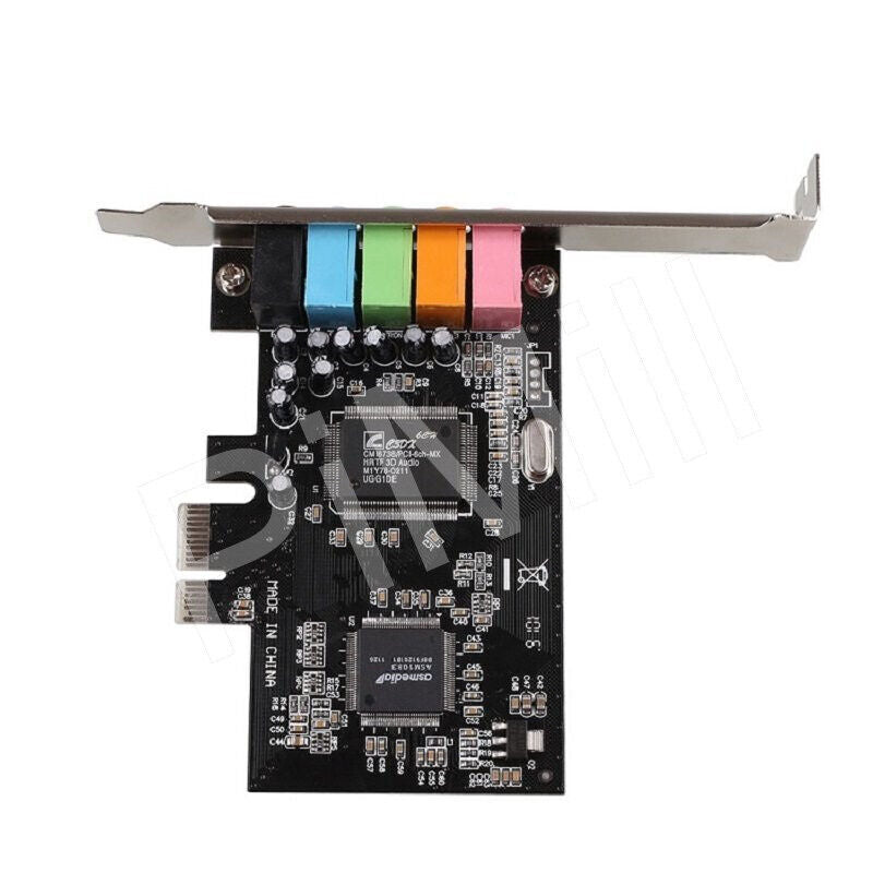 PCI-E Express 5.1ch CMI8738 Audio Sound Card w/Low Profile Bracket US Stock