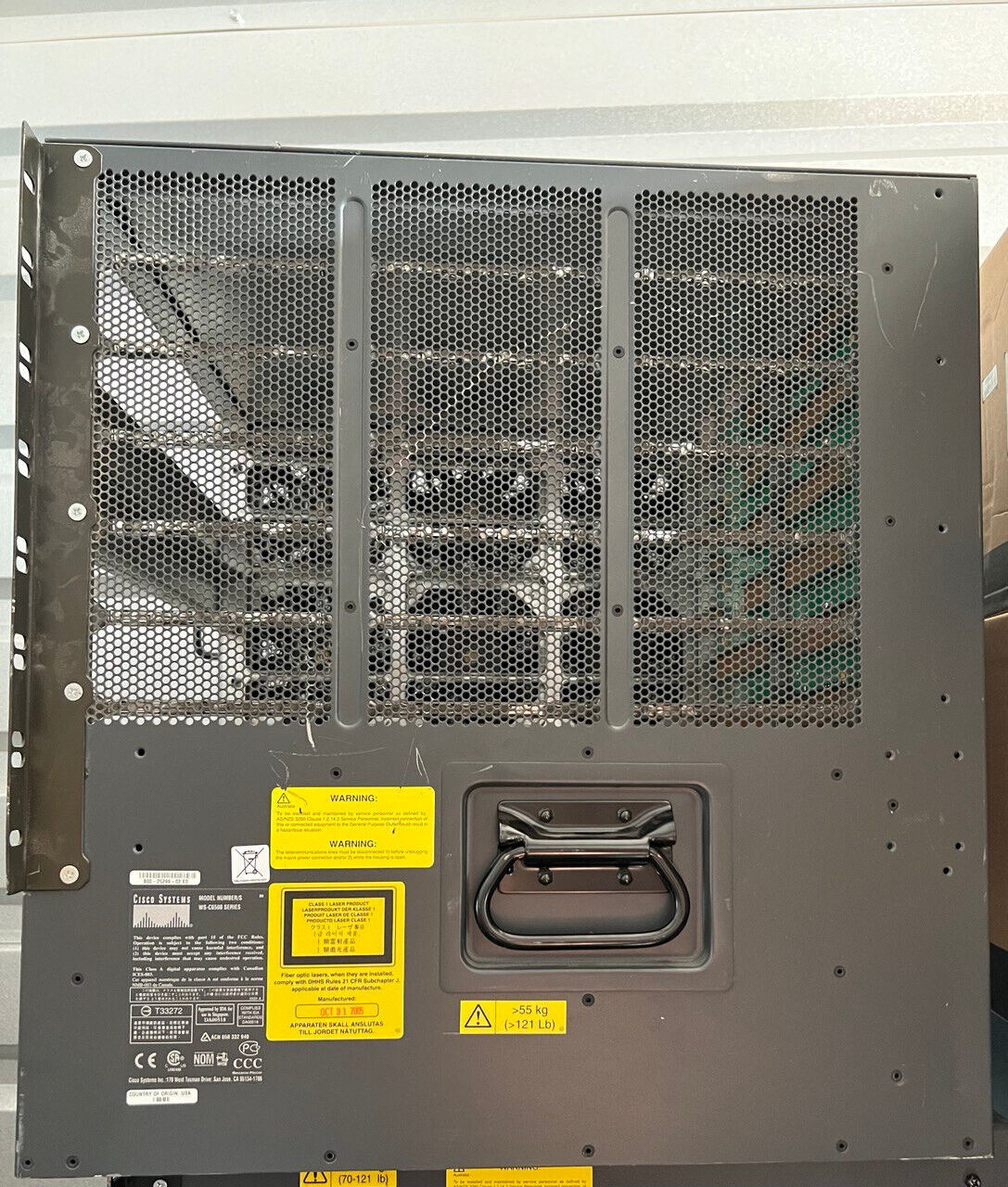 Cisco System Catalyst 6500-E Catalyst WS-C6500-E Chassis with 1 Power supply