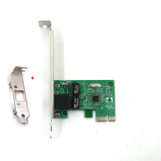 PCI-E 10/100/1000M Gigabit LAN Network Card w/ Low Profile Bracket US Stock