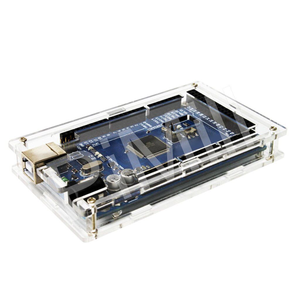 Transparent Acrylic Case Shell Enclosure Gloss Box For Arduino MEGA 2560 R3