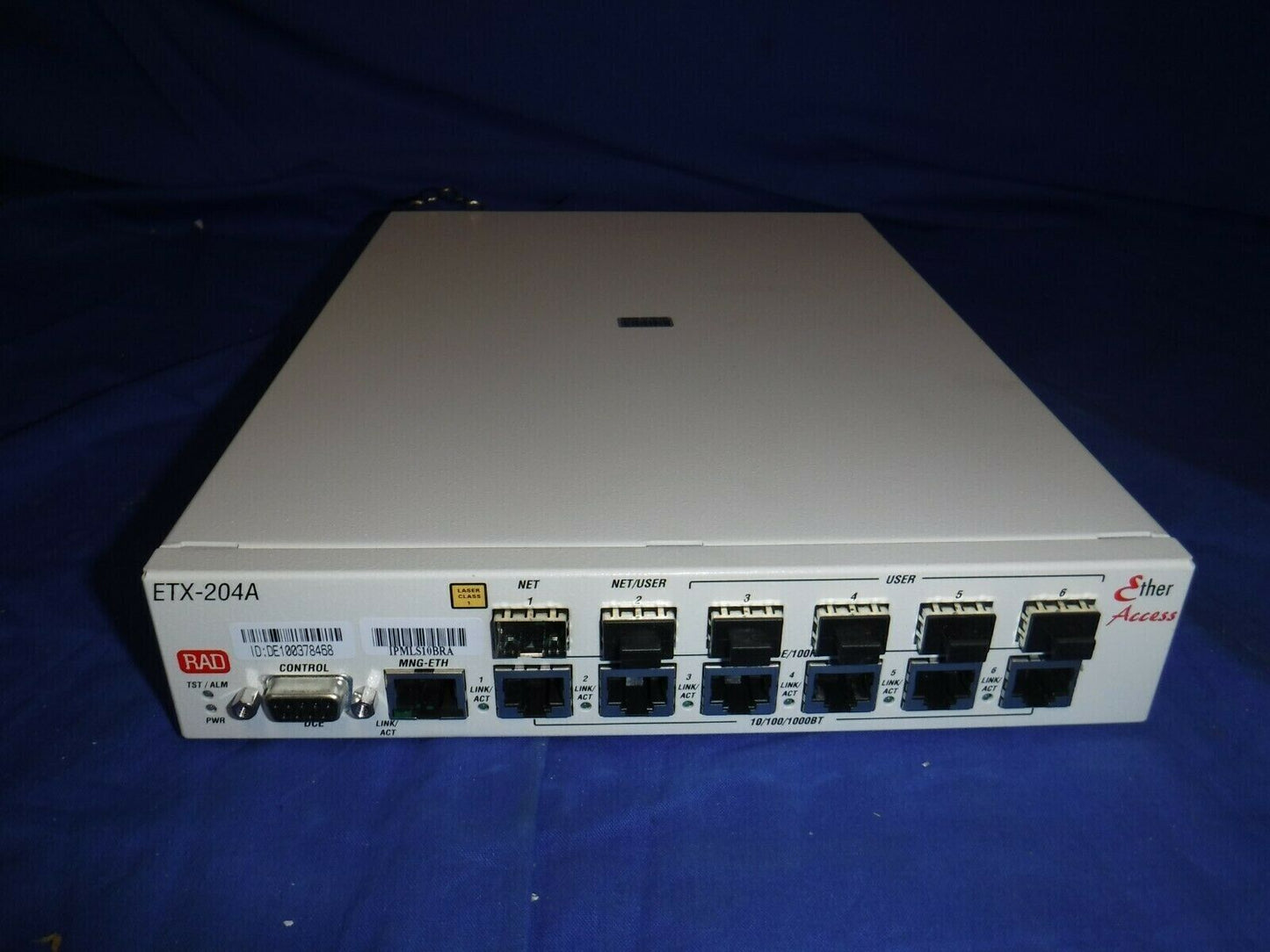 RAD ETX-204A Ether Access Carrier Ethernet Demarcation Device (no power cord)