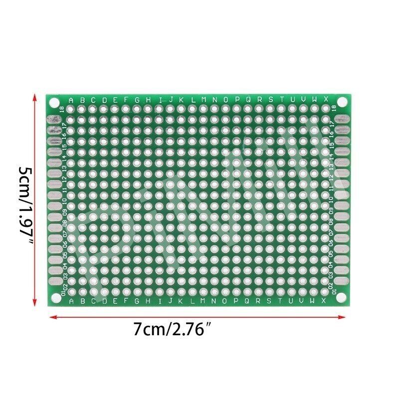 10pcs Double Side Prototype PCB Tinned Universal Bread board DIY 5x7cm