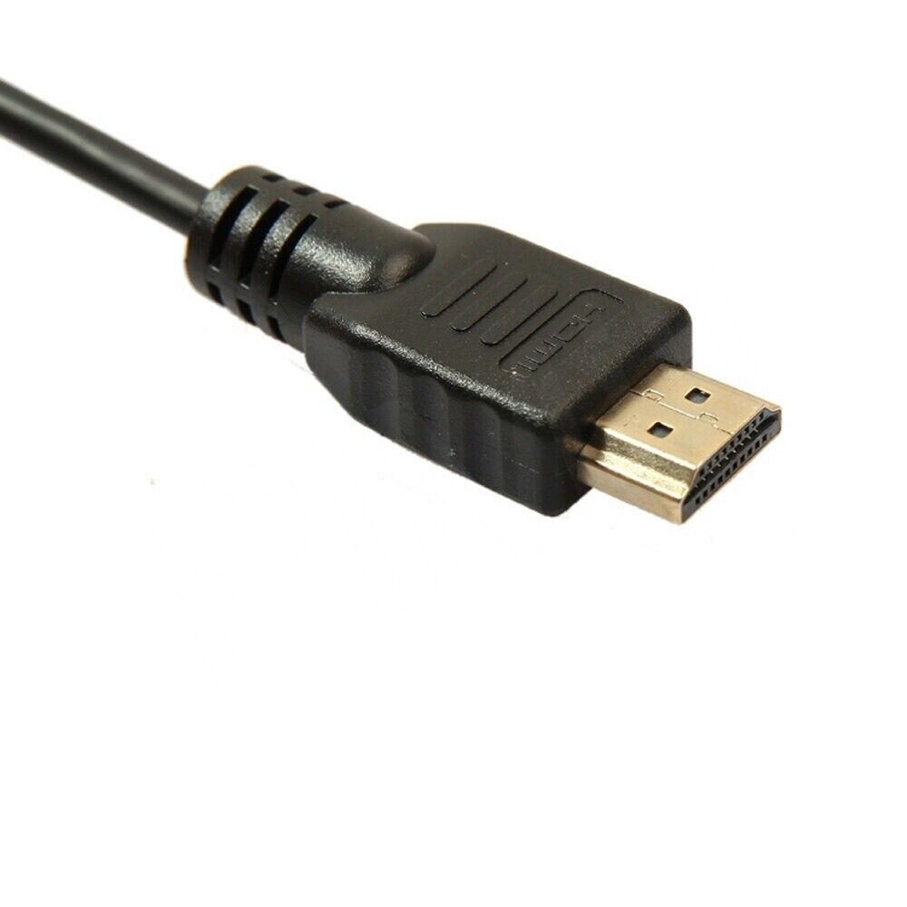 Black Micro HDMI To HDMI Cable 6FT 1.8M 4K for Raspberry Pi 4 Model B US