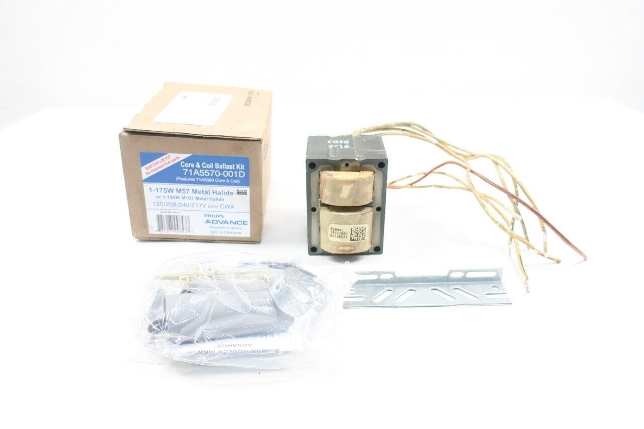 Philips Advance 71A5570-001D Core & Coil Ballast Kit 1-175W M57 Metal Halide