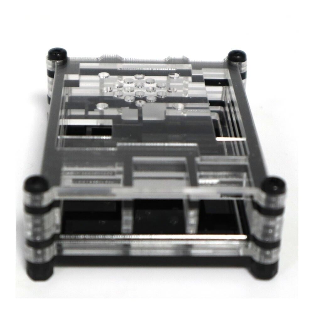 10 Layers Clear Acrylic Case Enclosure Box For Raspberry Pi 5 with Cooling Fun