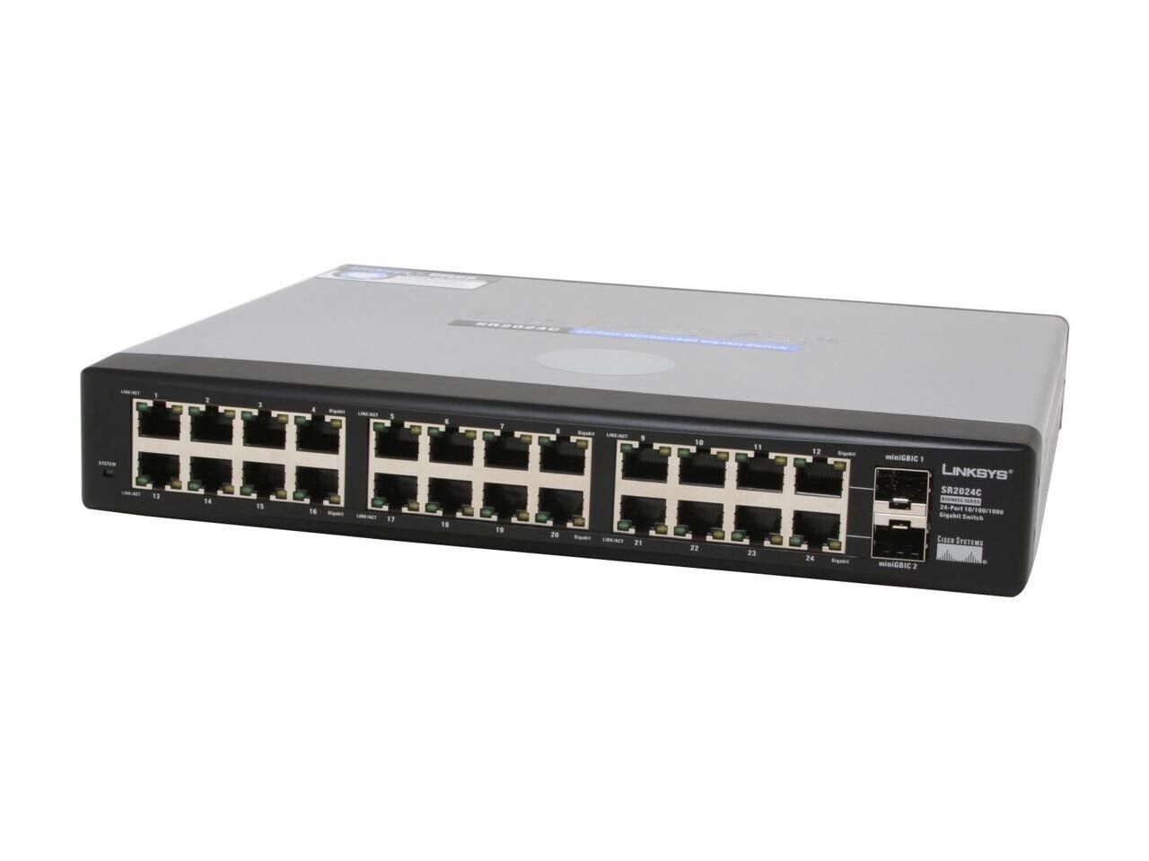 Cisco Small Business Unmanaged (SR2024C) 24-Ports External Switch