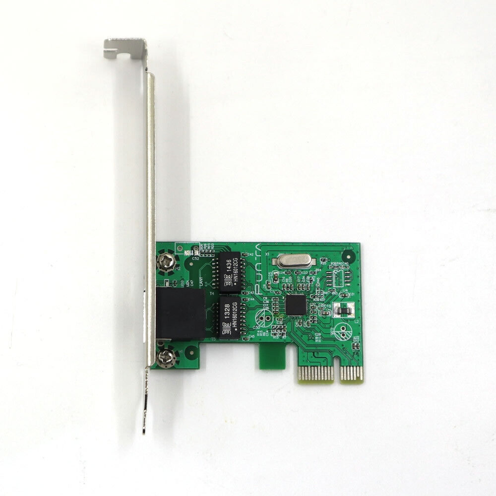 PCI-E 10/100/1000M Gigabit LAN Network Card w/ Low Profile Bracket US Stock