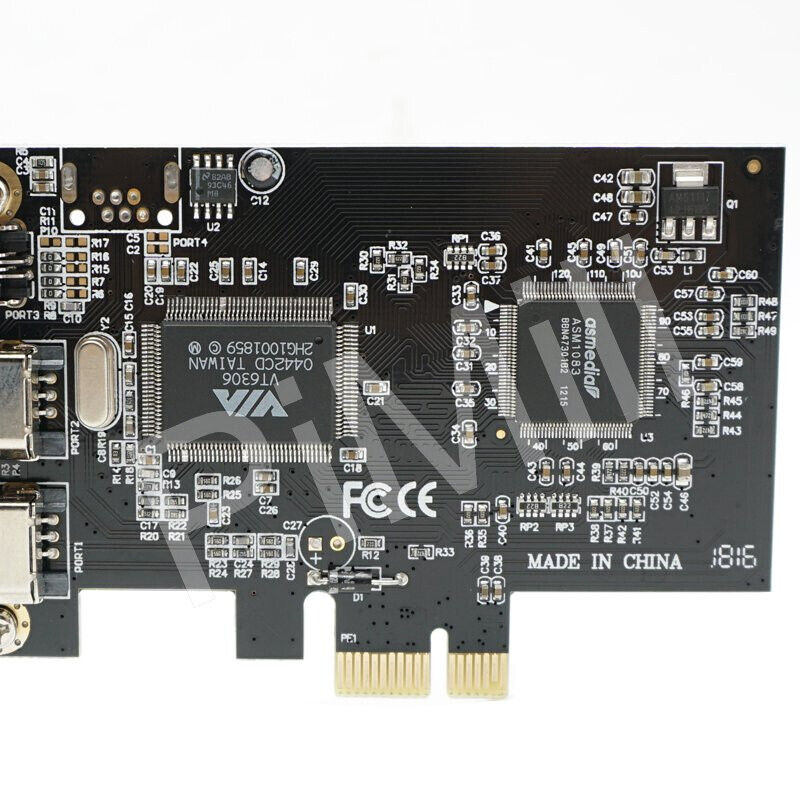 PCI-E Express FireWire 1394a IEEE1394 Card w/Low Profile Bracket US Stock