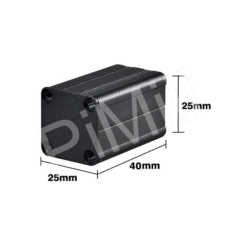 Aluminum Project Box Enclosure Case Electronic DIY 40x25x25mm Black US Stock