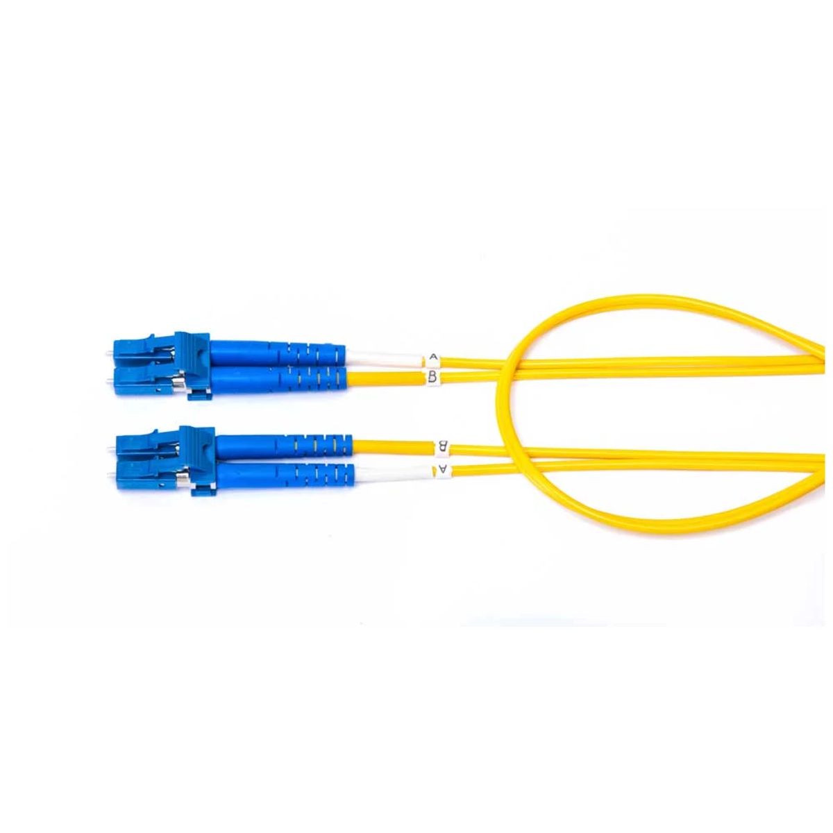 FiberExpress Patch Cord, OS2, LC Duplex to LC Duplex, 1m