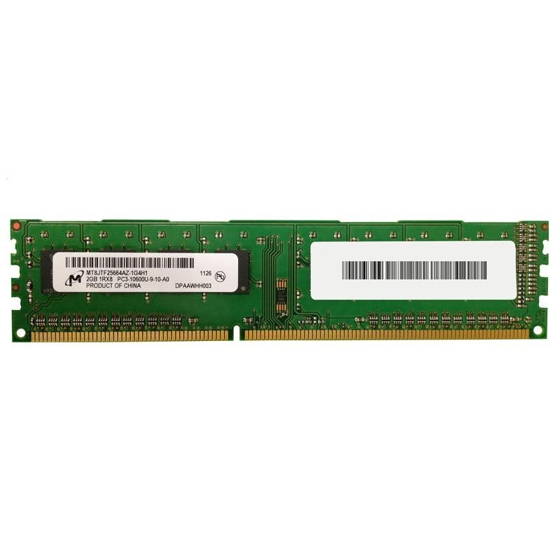 MT8JTF25664AZ-1G4H1 Micron 2GB PC3-10600 DDR3-1333MHz non-ECC Unbuffered CL9 240