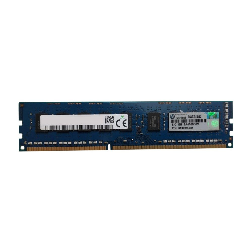 669239-081 - HP Compatible 8GB PC3-12800 DDR3-1600Mhz 2Rx8 1.5v ECC UDIMM