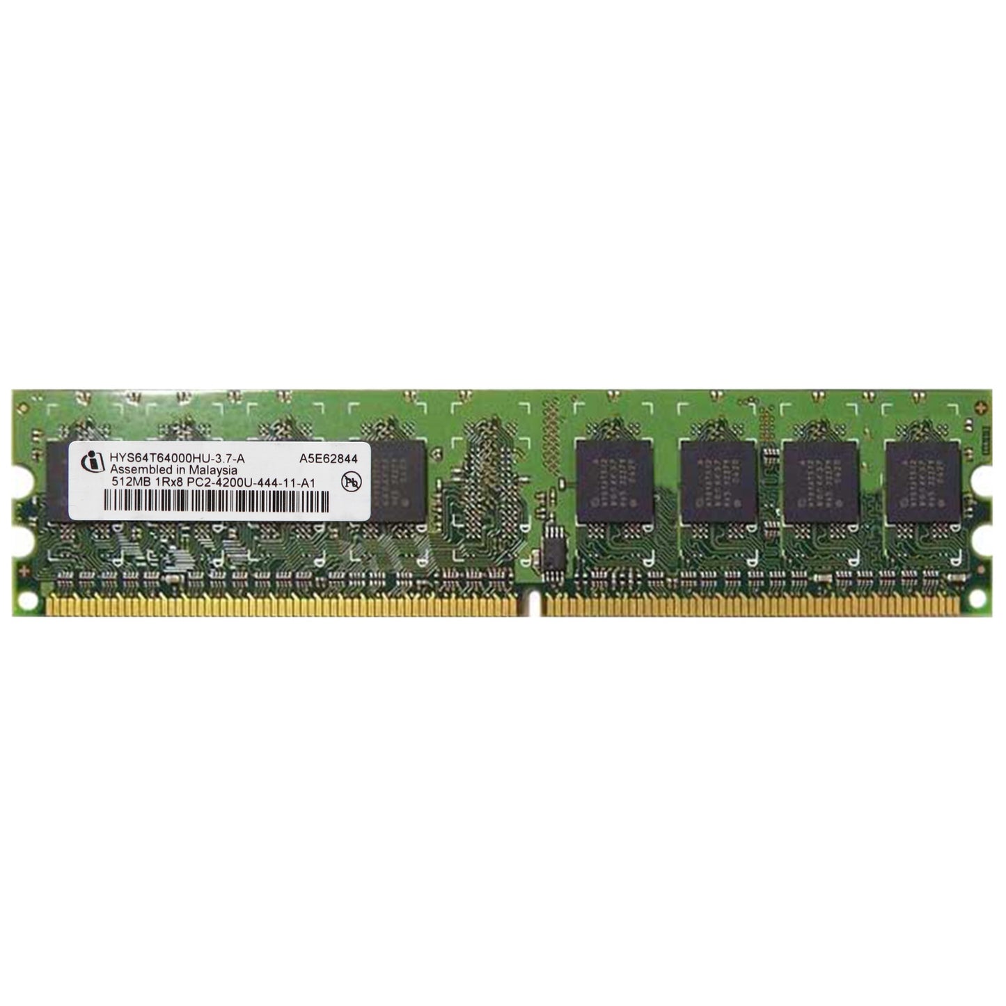 HYNIX HYS64T64000HU-3.7-A 512MB 1Rx8 PC2-4200U-444-11-A1 Memory RAM