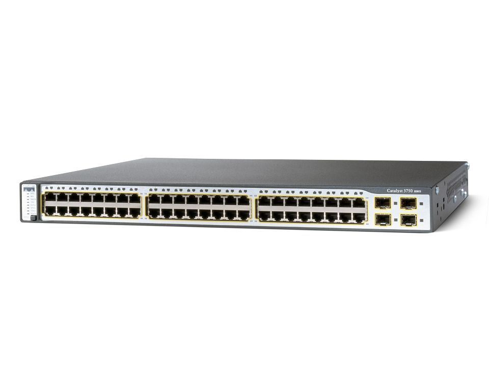 Cisco Catalyst 3750 Series 48 Port Ethernet Switch WS-C3750-48PS-S
