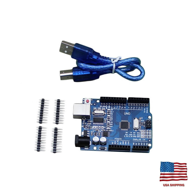 New UNO R3 ATmega328P CH340G USB Driver Board & USB Cable For Arduino DIY