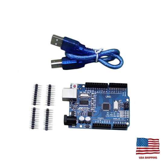 New UNO R3 ATmega328P CH340G USB Driver Board & USB Cable For Arduino DIY