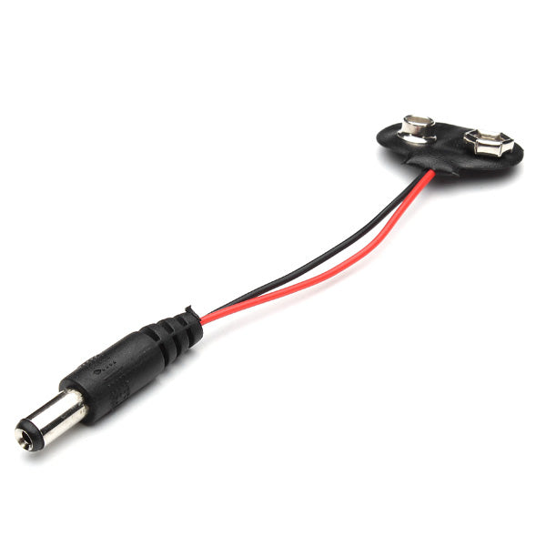 5PCS 9V DC T type Battery Power Cable Barrel Jack Connector Arduino DIY