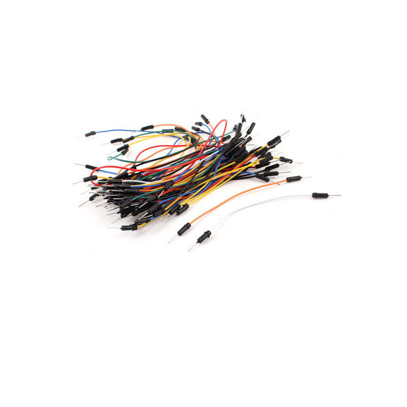 65Pcs Male to Male Solderless Flexible Breadboard Jumper Cable Wires For Arduino