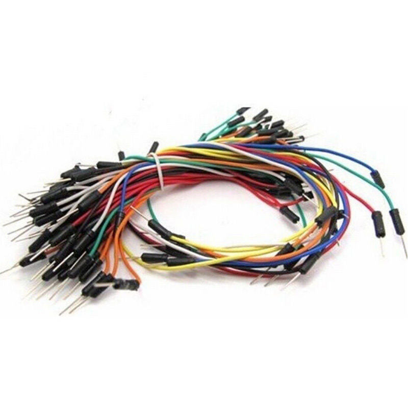 65Pcs Male to Male Solderless Flexible Breadboard Jumper Cable Wires For Arduino