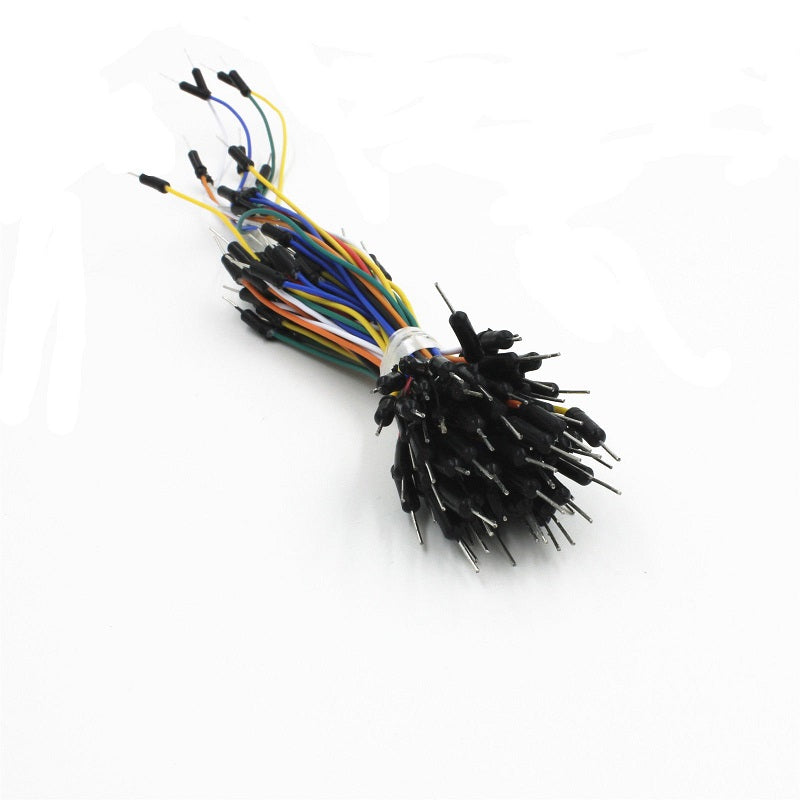 65Pcs Male to Male Solderless Flexible Breadboard Jumper Cable Wires For Arduino