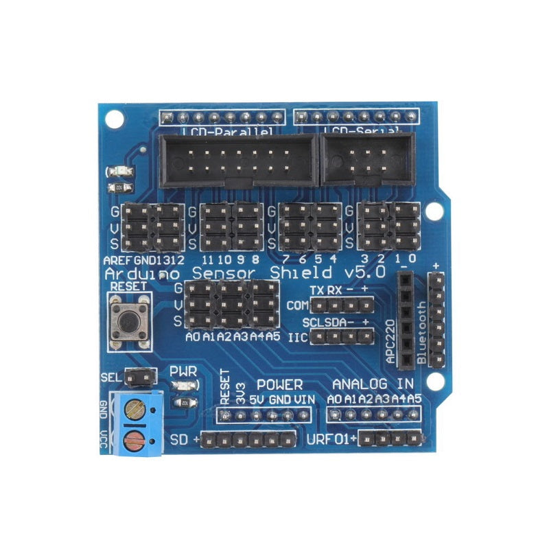 Sensor Shield V5 V5.0 For Arduino APC220 Bluetooth Analog Module Servo Motor