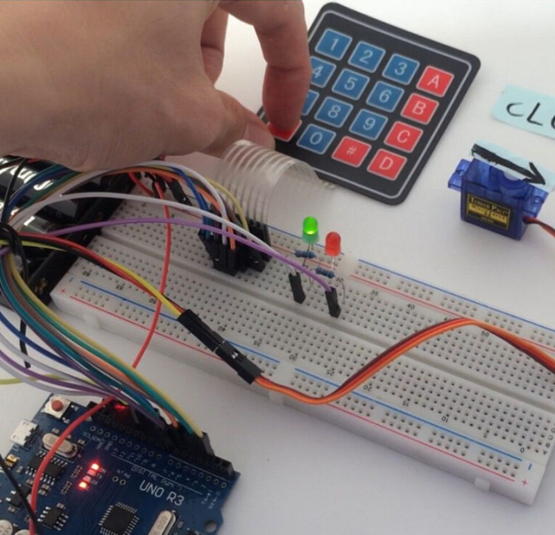 4x4 Matrix Array 16 Key Membrane Switch Keypad Keyboard Arduino AVR Raspberry Pi