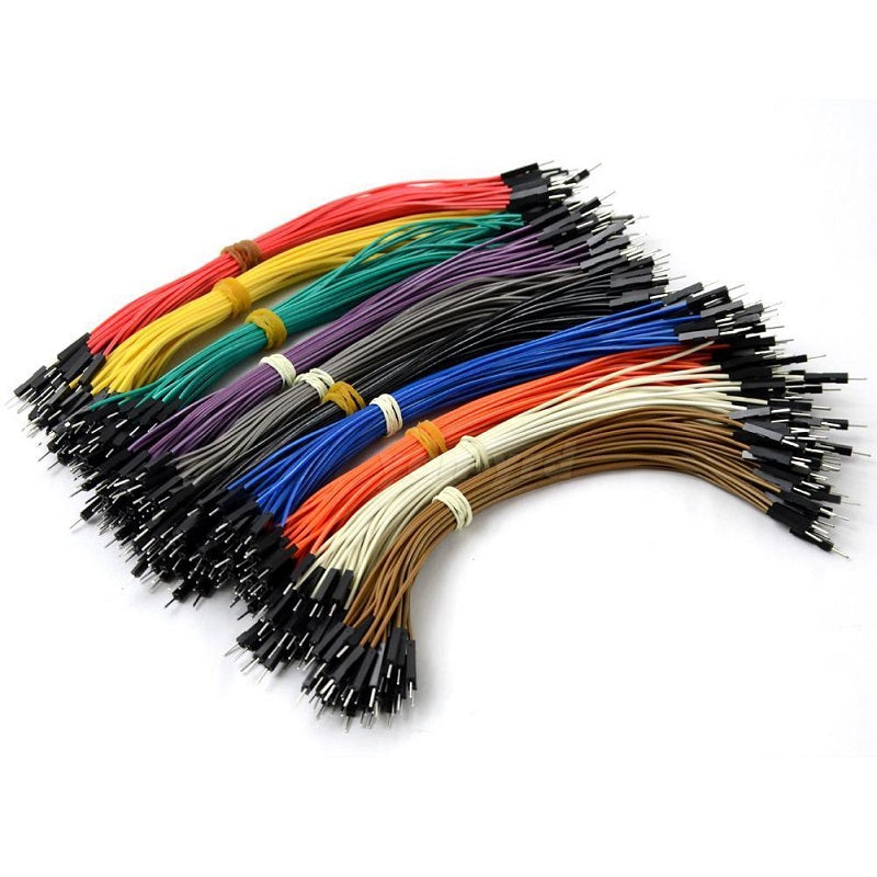 40pcs 20cm Male to Male Pin Header Dupont Wire Color Jumper Cable For Arduino