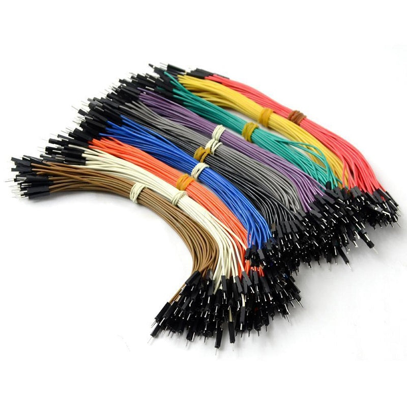 40pcs 20cm Male to Male Pin Header Dupont Wire Color Jumper Cable For Arduino