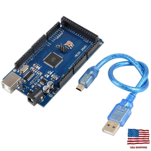 MEGA 2560 R3 Board ATmega2560-16AU CH340G for Arduino w/ Free USB cable