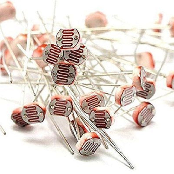 20pcs Photoresistor 5MM GL5537 LDR Photo Resistors Light-Dependent Resistor