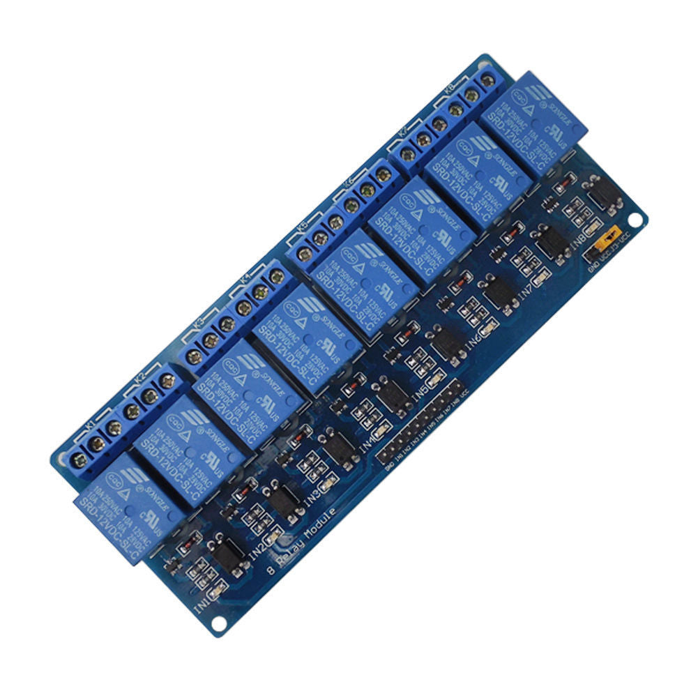 8 Channel DC 5V Relay Module for Arduino Raspberry Pi DSP AVR PIC ARM