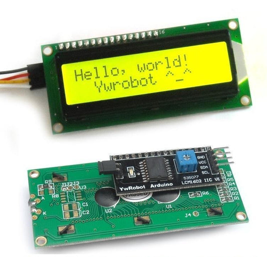 IIC/I2C/TWI 1602 Serial Yellow Backlight LCD Display For Arduino