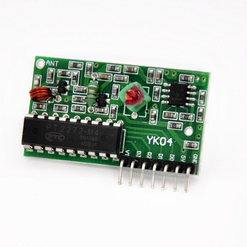 IC 2262/2272 4 CH 315Mhz Key Wireless Remote Control Receiver Module for Arduino