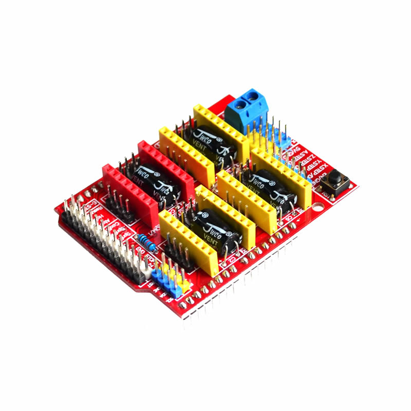 CNC Kit 1X Shield & 4X A4988 Drivers for Arduino UNO R3 ATmega328P CH340G