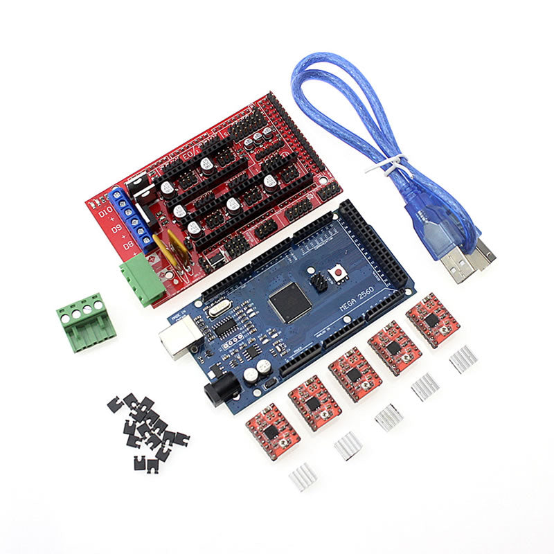 3D Printer Kit Mega 2560 + RAMPS 1.4 + 5X A4988 for Arduino Prusa i3 RepRap