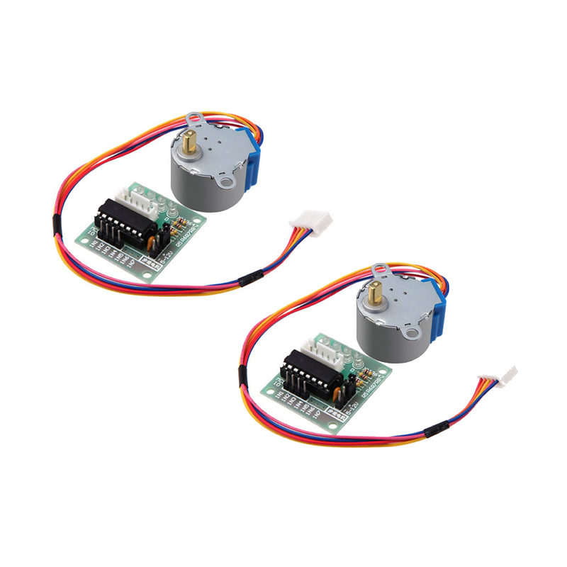2pcs DC 5V Stepper Motor 28BYJ-48 + ULN2003 Driver Test Module Board for Arduino