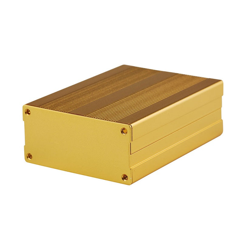 Aluminum Project Box Enclosure Case Electronic DIY 100x76x35mm Gold US Stock