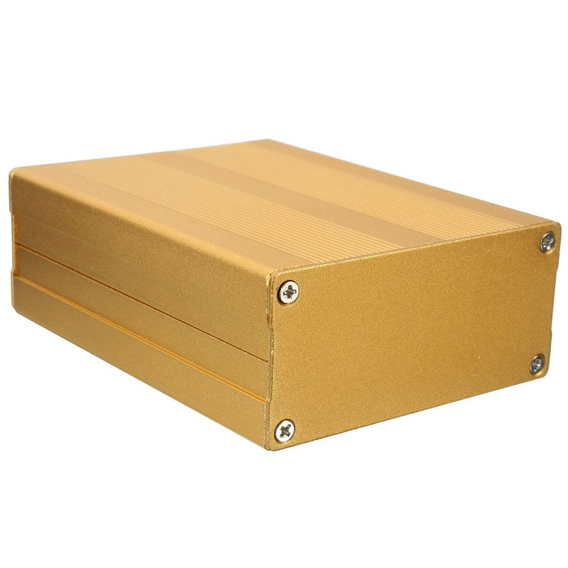 Aluminum Project Box Enclosure Case Electronic DIY 100x76x35mm Gold US Stock