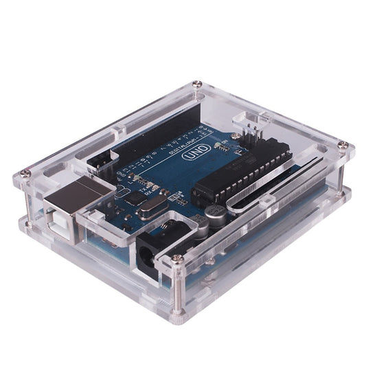 Transparent Acrylic Case Shell Enclosure Computer Box For Arduino UNO R3